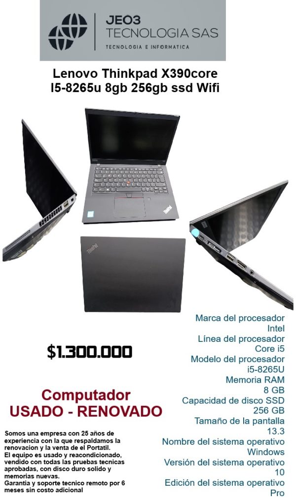 Portatil Lenovo USADO